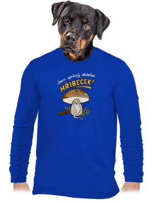 Babka a hříbeček pánské dlouhý rukáv Royal Blue