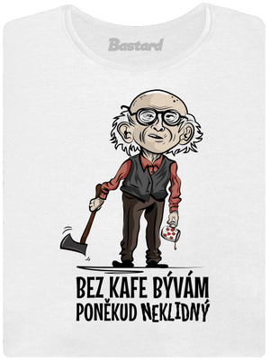 Neklidný bez kafe dámské tričko premium White