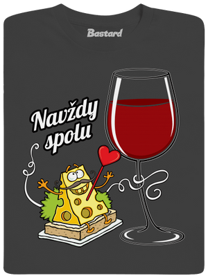 Navždy spolu pánské tričko Dark Grey