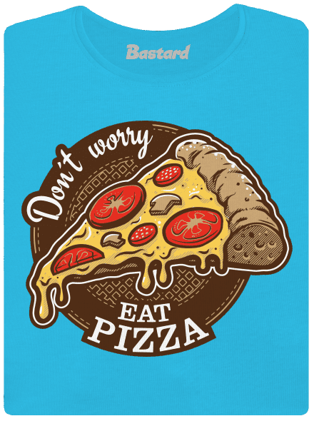 Pizza dámské tričko s lemem Blue Atol