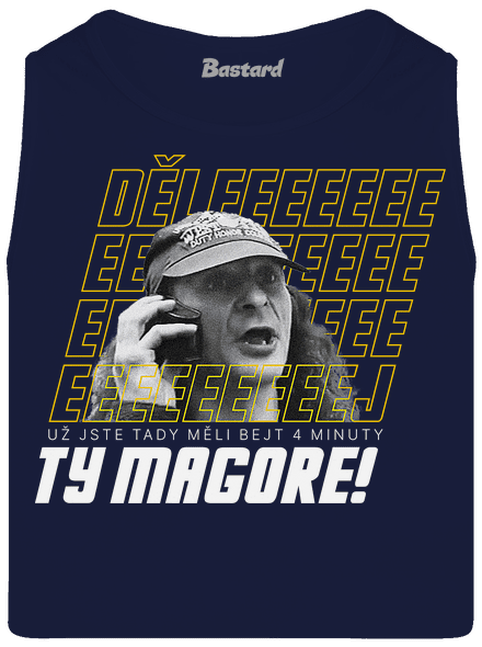 B18: Jiří Kára pánské tílko French Navy