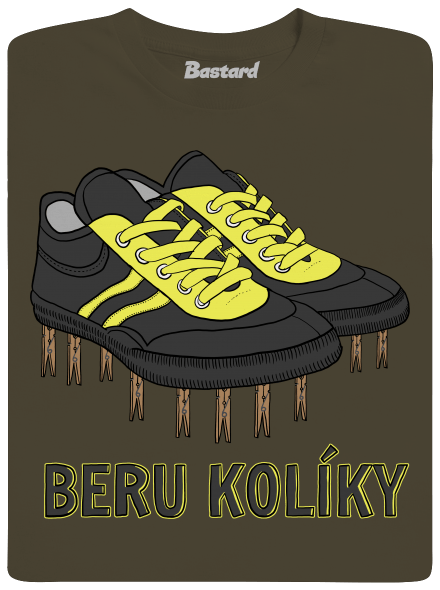 Beru kolíky pánské dlouhý rukáv Urban Khaki