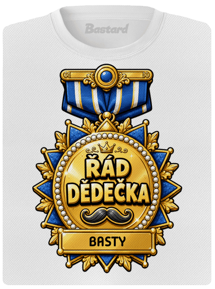 Řád dědečka dámské sportovní tričko White