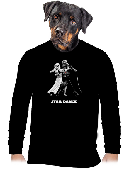 Star dance pánské dlouhý rukáv Black