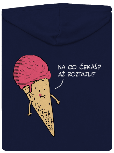 Zmrzlina pánská mikina na zip Navy
