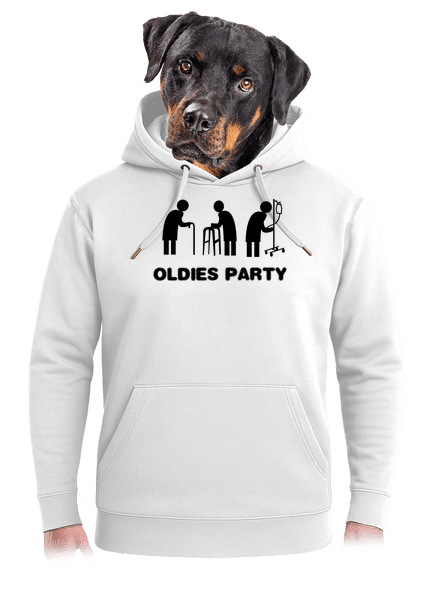 Oldies party unisex mikina premium Snowwhite