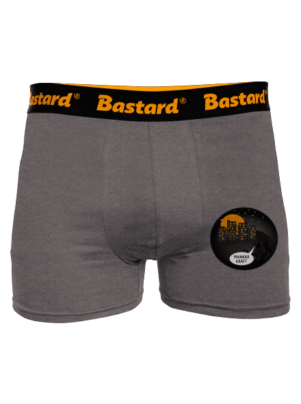 MainKráKráft boxerky Gray Melange