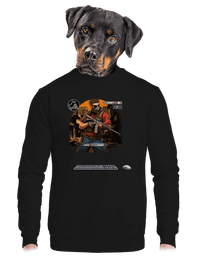 unisex mikina bez kapuce