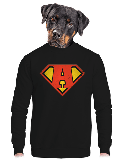 Jsem superhrdina unisex mikina bez kapuce Black