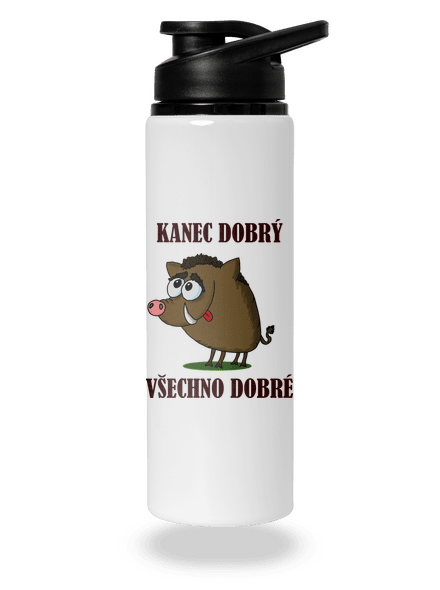 Kanec dobrý lahev na vodu White