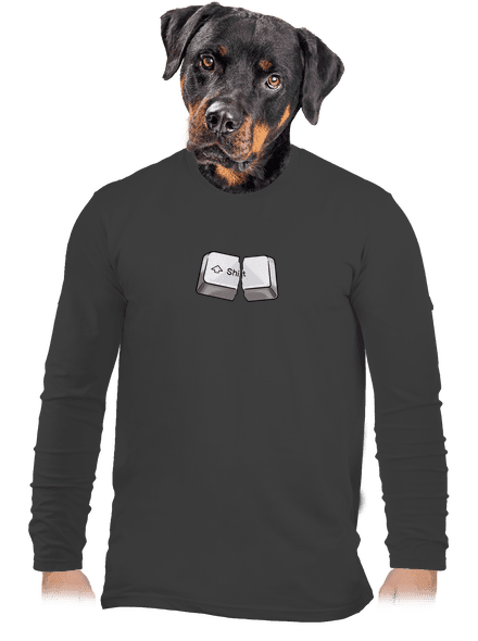 Shift pánské dlouhý rukáv Dark Grey