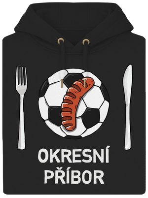 Okresní příbor unisex mikina premium Dark Black