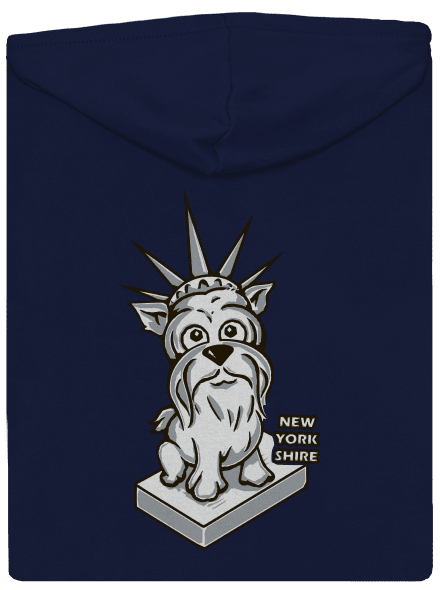 New Yorkshire pánská mikina na zip Navy