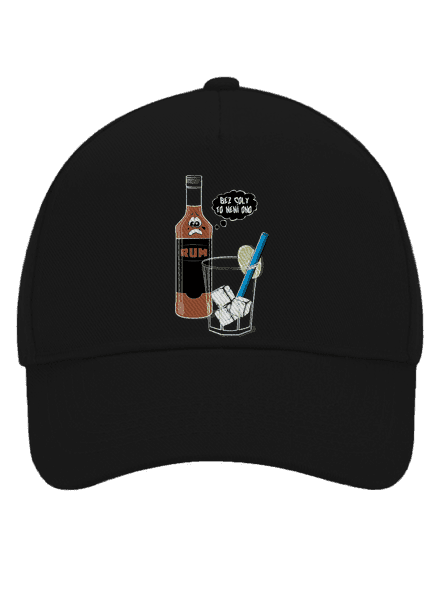 Rum a Cola kšiltovka baseballka Black