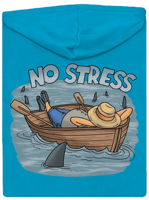 No stress dámská mikina na zip Blue Atol