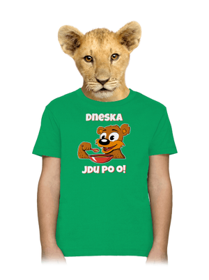 Dneska jdu po o dětské tričko Kelly Green