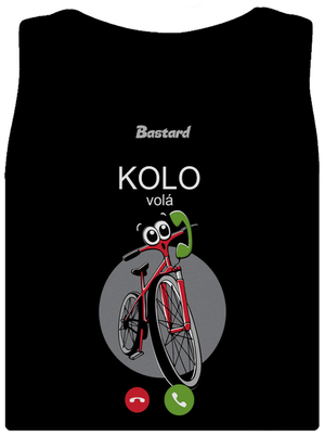 Kolo volá dámské tílko klasické Black