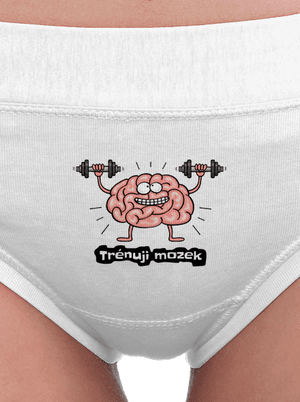 Trénuji mozek dámské kalhotky White