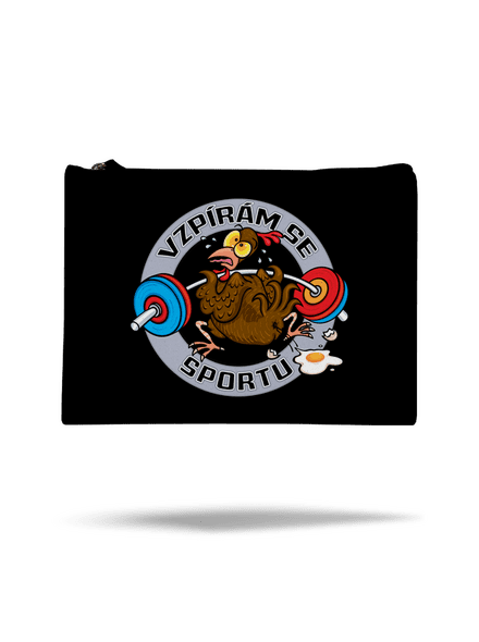 Vzpírám se sportu taštička Black