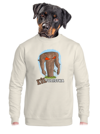 unisex mikina bez kapuce