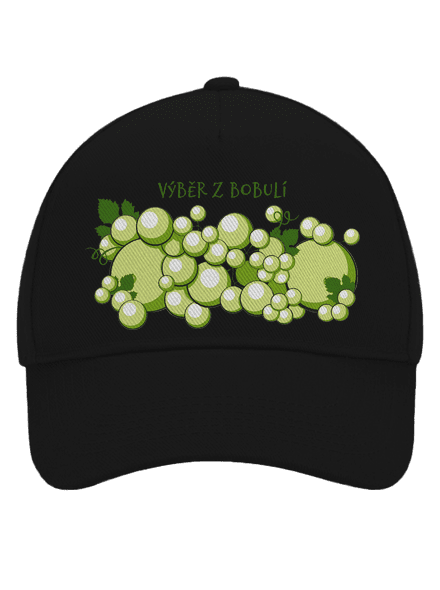 Výběr z bobulí kšiltovka baseballka Black