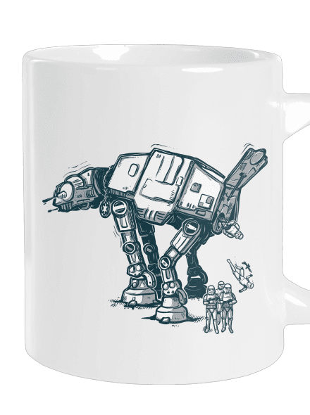 AT-AT velký hrnek White