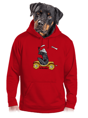 Vetřelníček pánská mikina klokanka Red