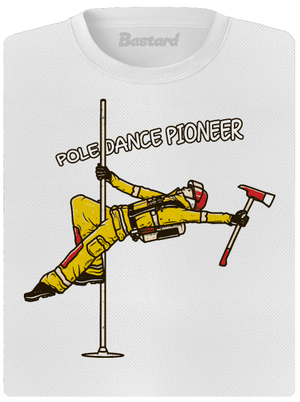 Pole Dance Pioneer dámské sportovní tričko White