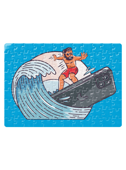 Jsem surfař puzzle White