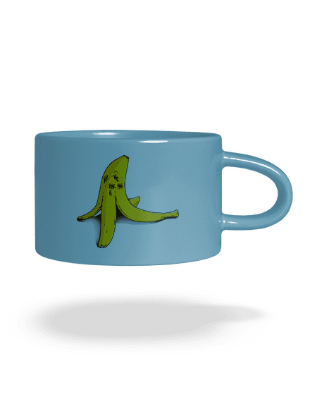 Banán zabiják hrnek makronka Blue Macaron