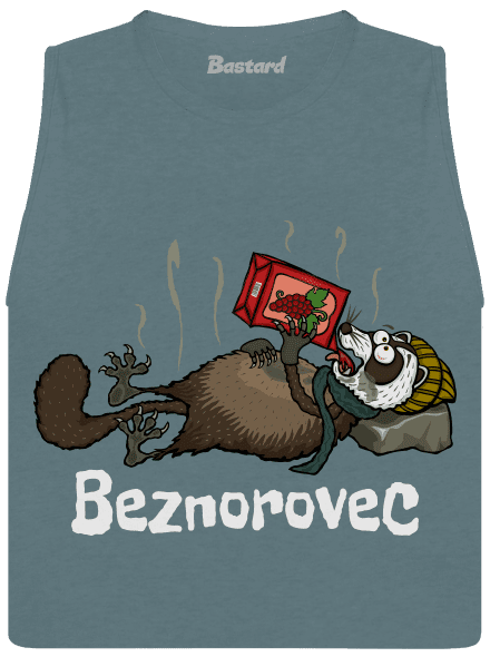 Beznorovec dámské tílko volné Heather Deep Teal