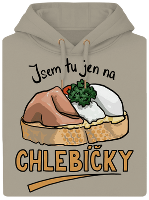 Na chlebíčky unisex mikina premium Pastel Macchiato