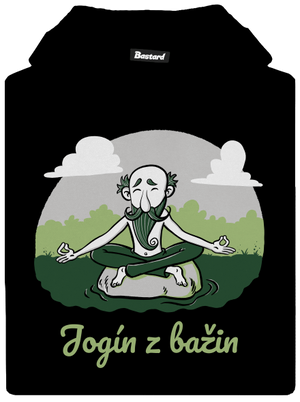 Jogín z bažin dětská mikina klokanka Black