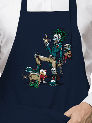 Evil Clown zástěra Navy