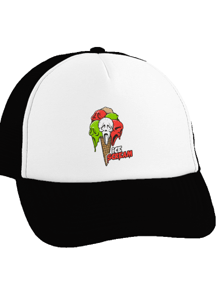 Ice Scream kšiltovka truckerka Black cap