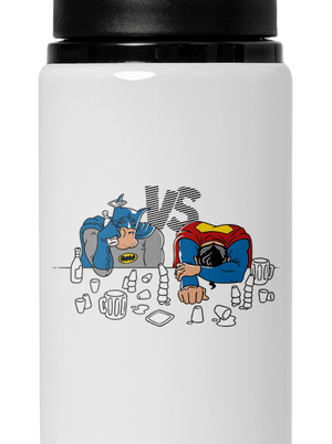 Souboj superhrdinů lahev na vodu White