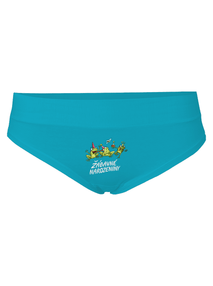 Žábavné narozeniny dámské kalhotky Turquoise