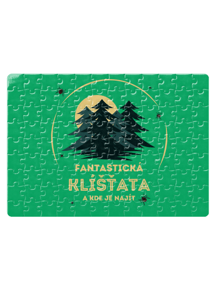 Fantastická klíšťata puzzle White