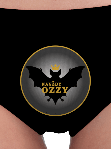 Navždy Ozzy dámské kalhotky Black