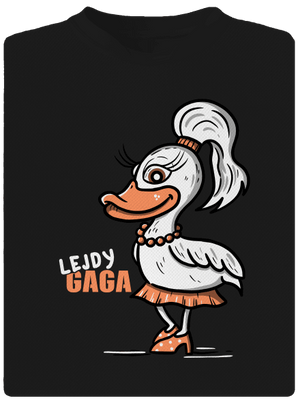 Lejdy Gaga dětské sportovní tričko Black