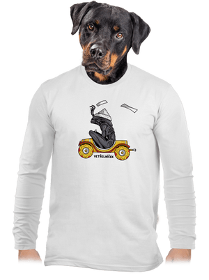 Vetřelníček pánské dlouhý rukáv White