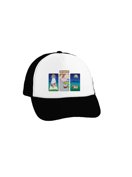 Alien Cappuccino kšiltovka truckerka Black cap