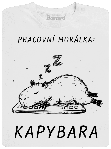 Pracovní morálka pánské dlouhý rukáv White