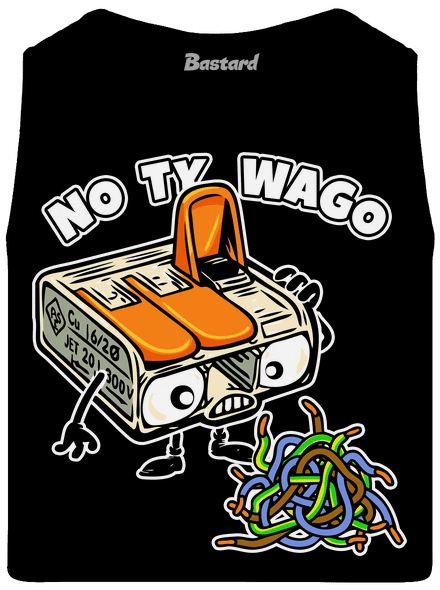 Wago svorka pánské tílko Black