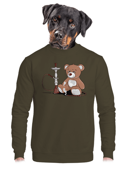 Šíša unisex mikina bez kapuce Urban Khaki