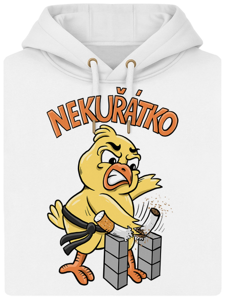 Nekuřátko unisex mikina premium Snowwhite