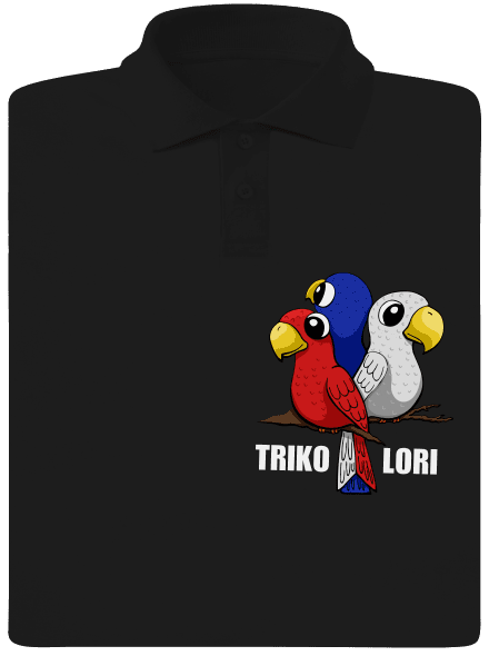 Trikolori pánská polokošile Black