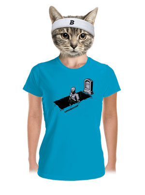 Hrobocop dámské sportovní tričko Blue Atol