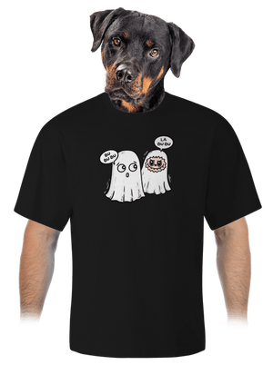 La bu bu unisex tričko oversized Black