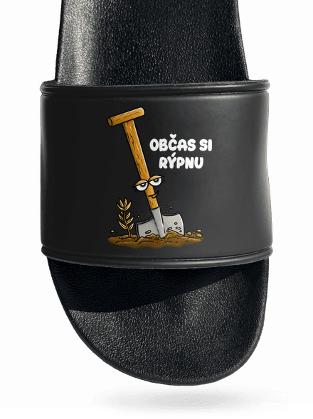 Občas si rýpnu pantofle Black
